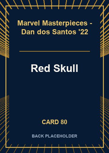 Red Skull back card image