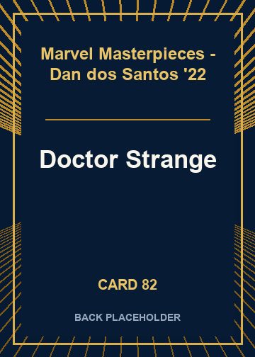 Doctor Strange back card image