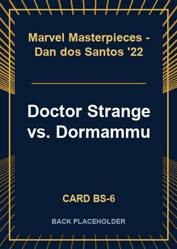 Doctor Strange vs. Dormammu back card image