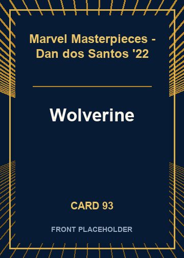 Wolverine front card image