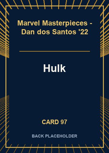 Hulk back card image