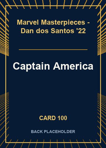 Captain America back card image