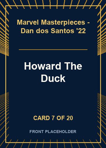Howard The Duck front card image