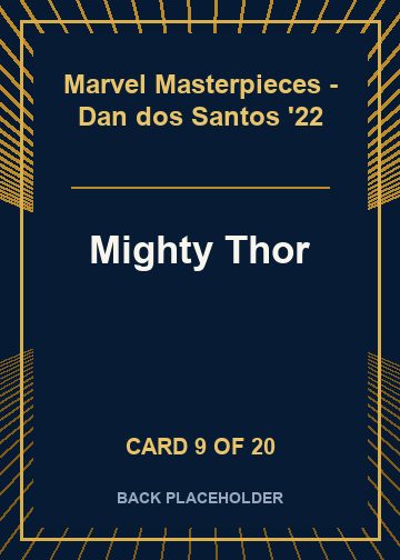 Mighty Thor back card image