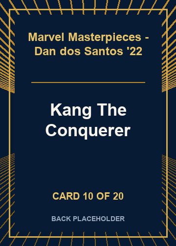 Kang The Conquerer back card image