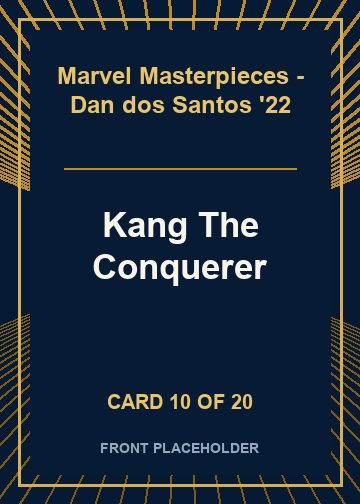 Kang The Conquerer card thumbnail