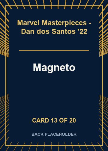 Magneto back card image