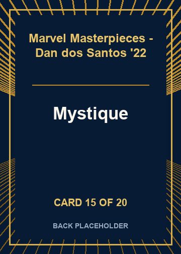 Mystique back card image