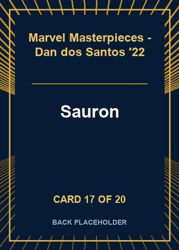 Sauron back card image