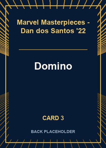 Domino back card image