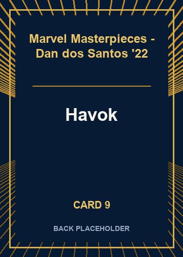 Havok back card image