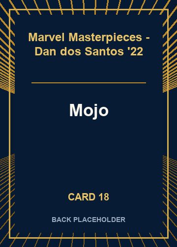 Dazzler back card image