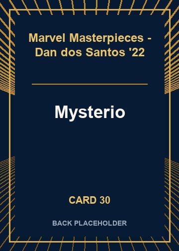 Mysterio back card image