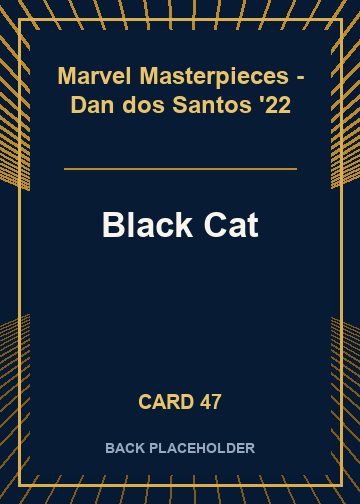 Black Cat back card image