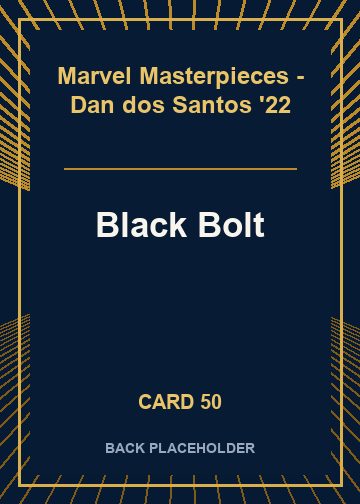 Black Bolt back card image