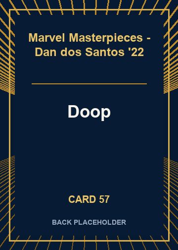 Doop back card image