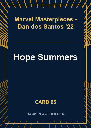 Hope Summers back card image