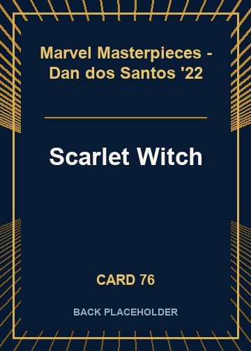 Scarlet Witch back card image