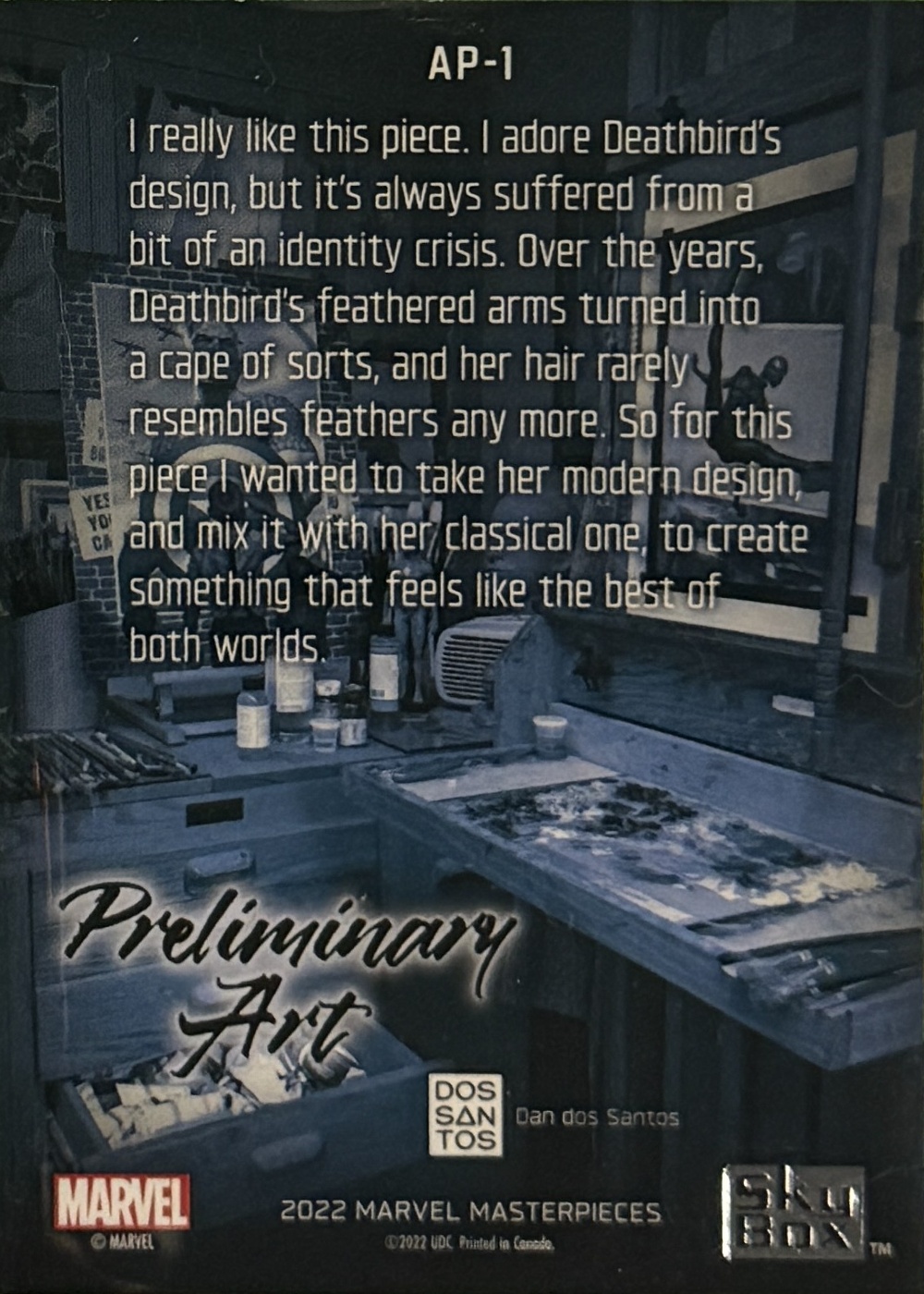 Deathbird back card image