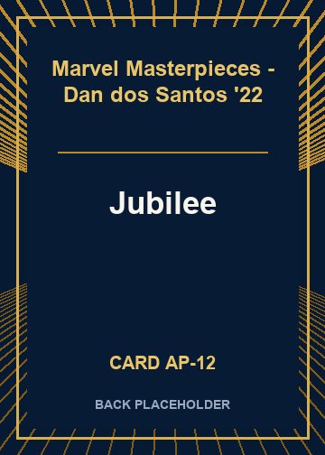 Jubilee back card image