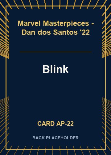 Blink back card image