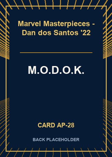 M.O.D.O.K. back card image