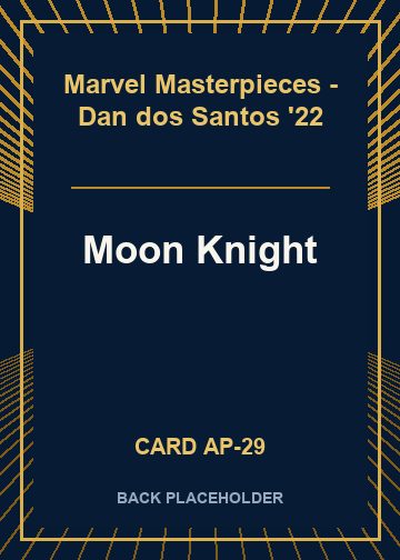 Moon Knight back card image