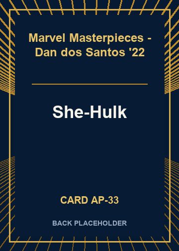 She-Hulk back card image