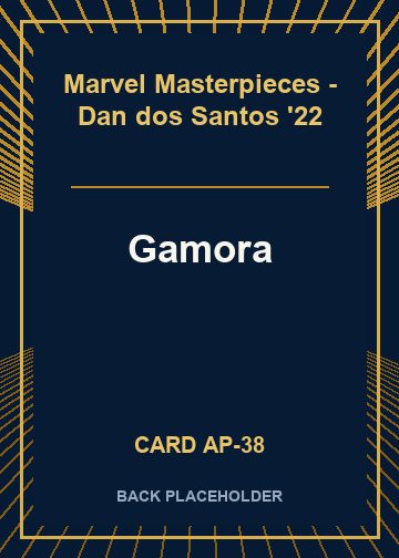 Gamora back card image