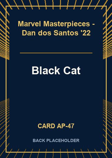 Black Cat back card image