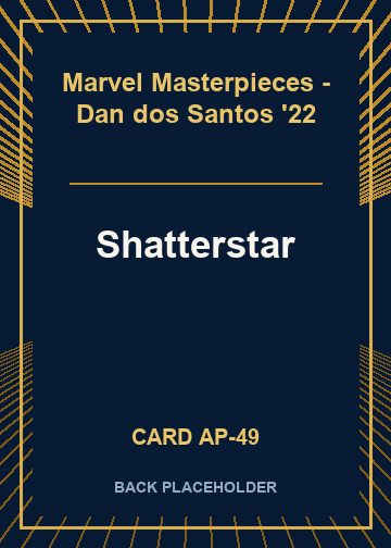 Shatterstar back card image