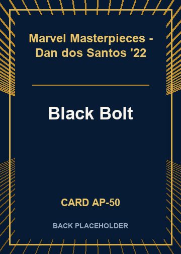 Black Bolt back card image