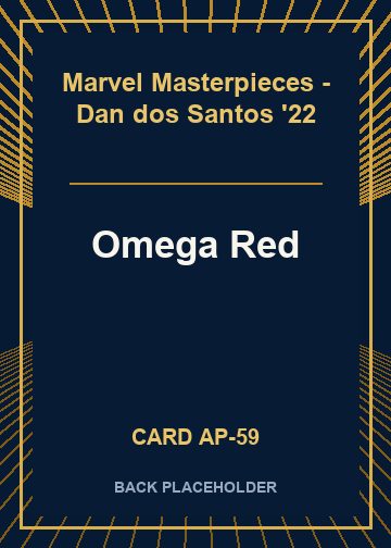 Omega Red back card image