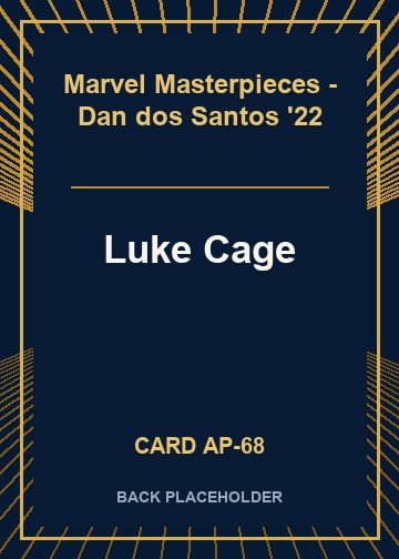 Luke Cage back card image