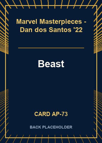 Beast back card image
