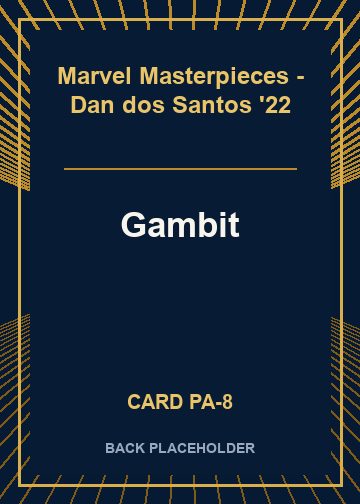 Gambit back card image