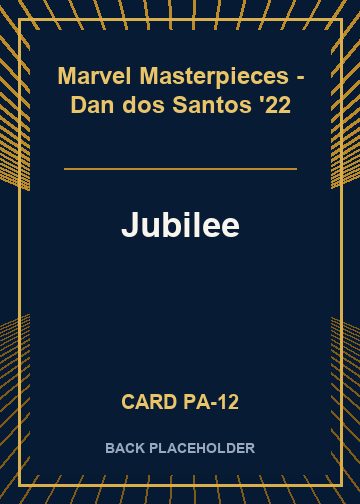 Jubilee back card image