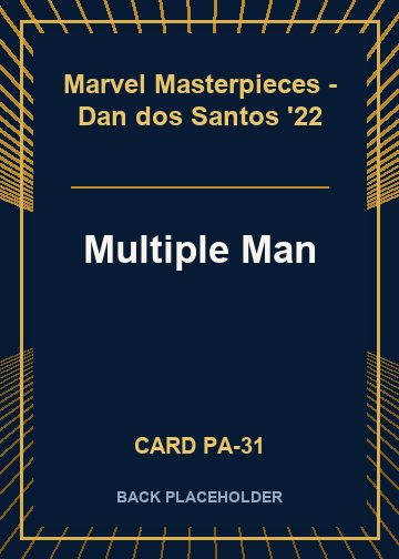 Multiple Man back card image
