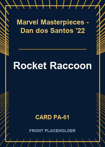 Rocket Raccoon card thumbnail
