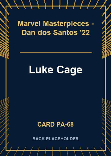 Luke Cage back card image
