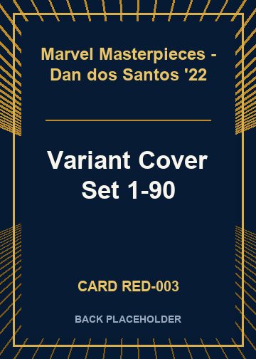 Variant Cover Set 1-90 back card image