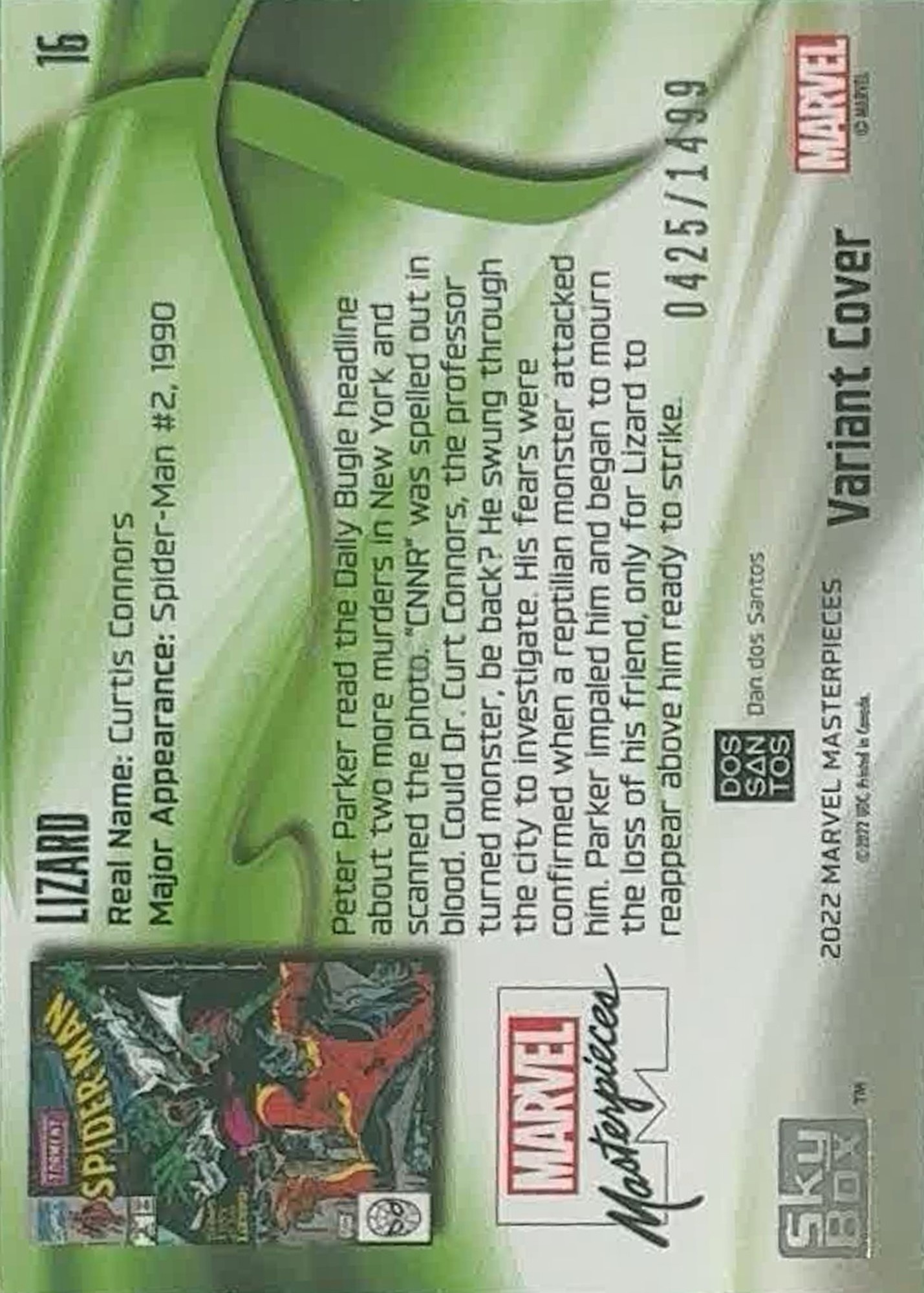 Gambit back card image