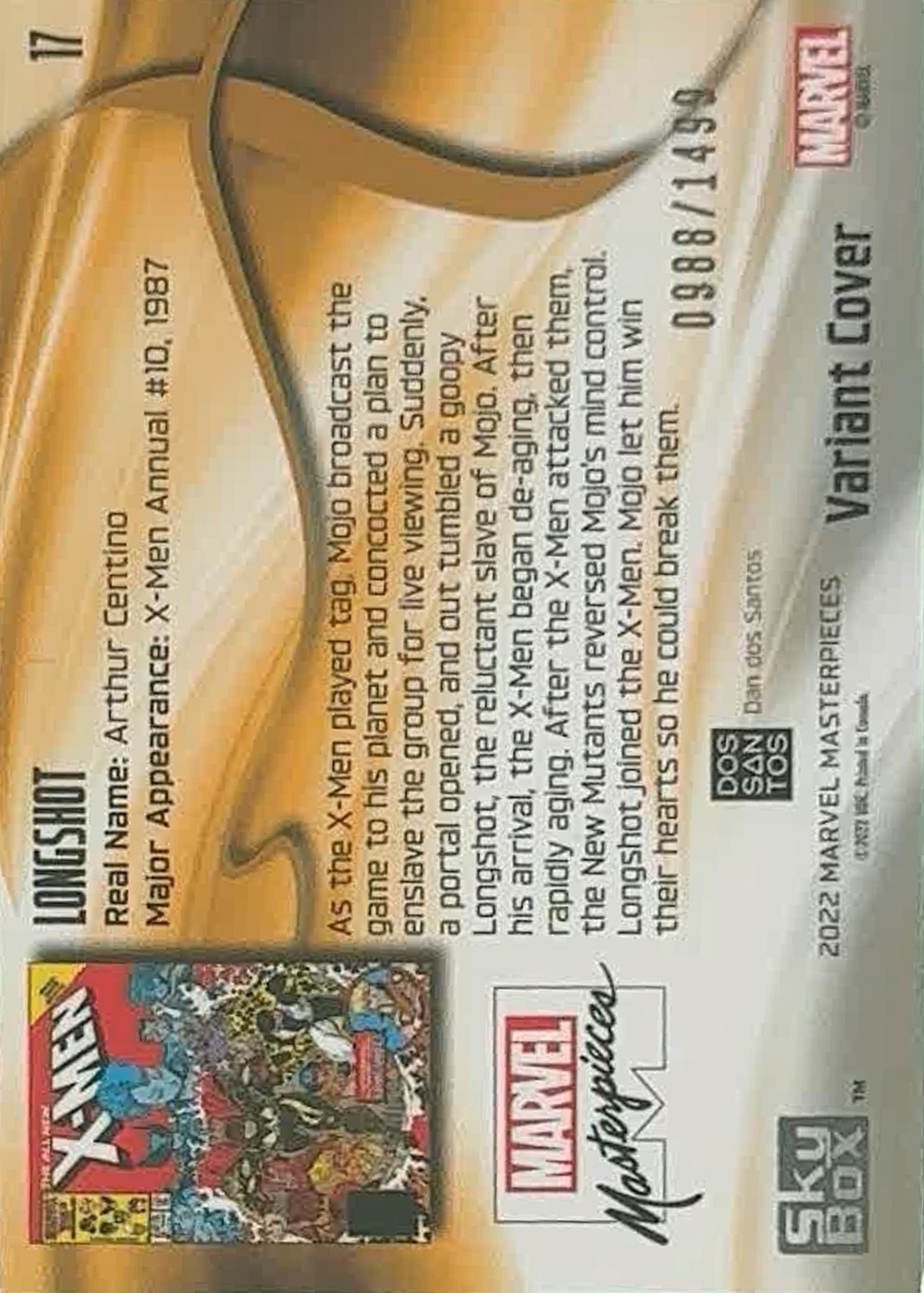 Longshot back card image