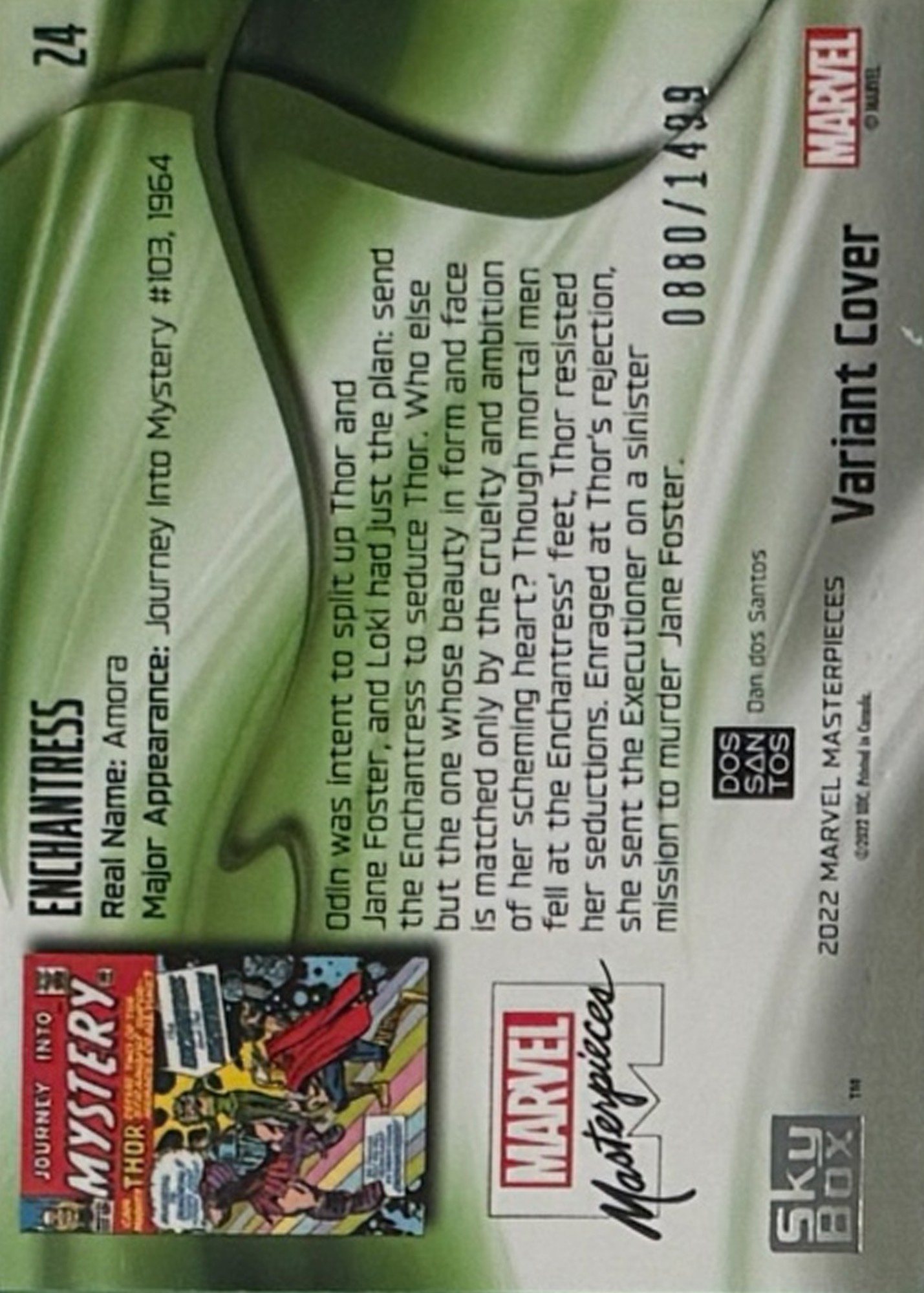 Enchantress back card image