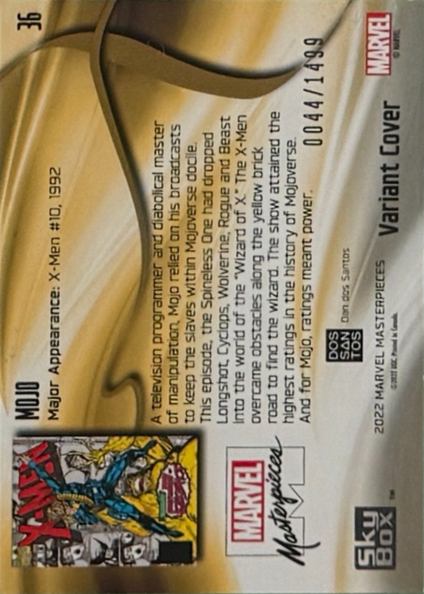 Mojo back card image