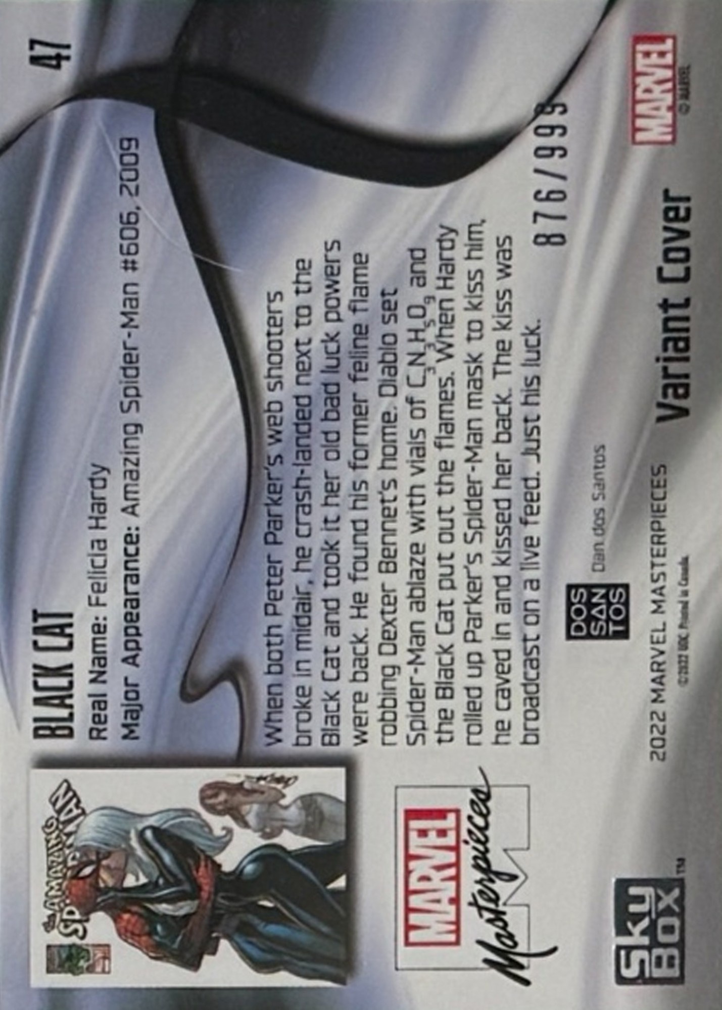 Black Cat back card image