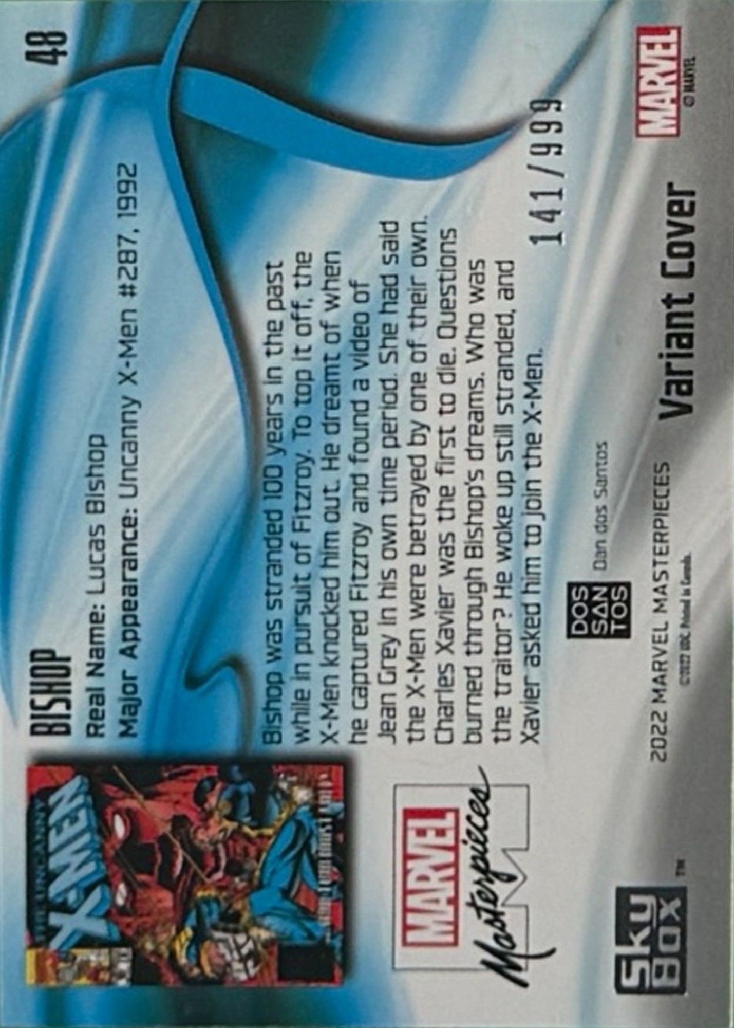 Bishop back card image