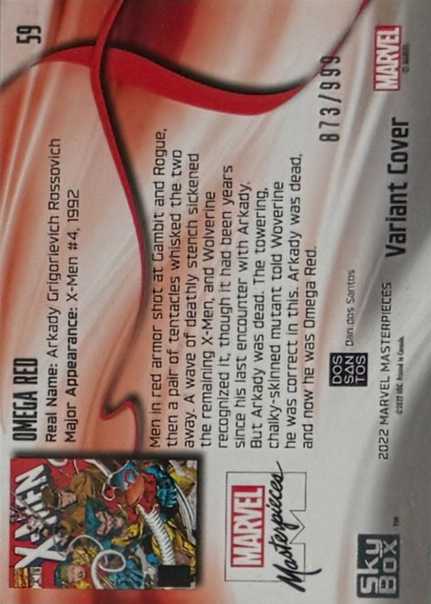 Omega Red back card image