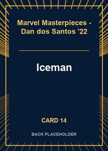 Iceman back card image