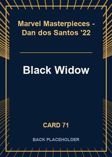Black Widow back card image
